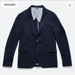 The Everyday Blazer in Navy Wool - 40
